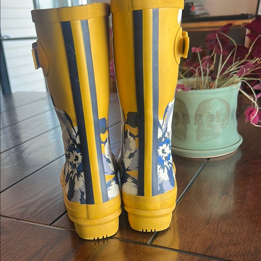 Joules Yellow rain boots - Picture 3 of 6